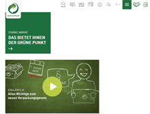 Tablet Screenshot of gruener-punkt.de